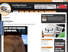Tablet Screenshot of cyclinghumor.com